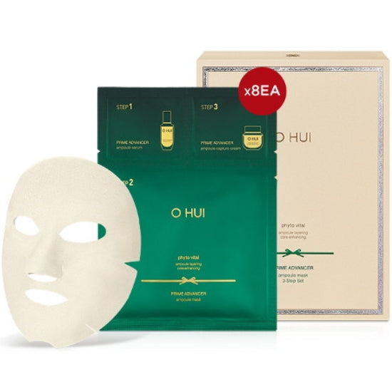 OHUI: Prime Advance 3-STEP Ampoule Mask