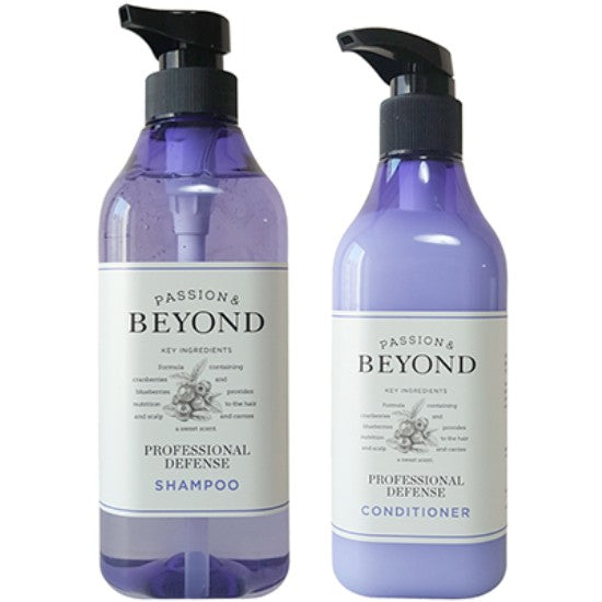PASSION & BEYOND: Professional Defense Shampoo+Conditioner 450ml Set of 2