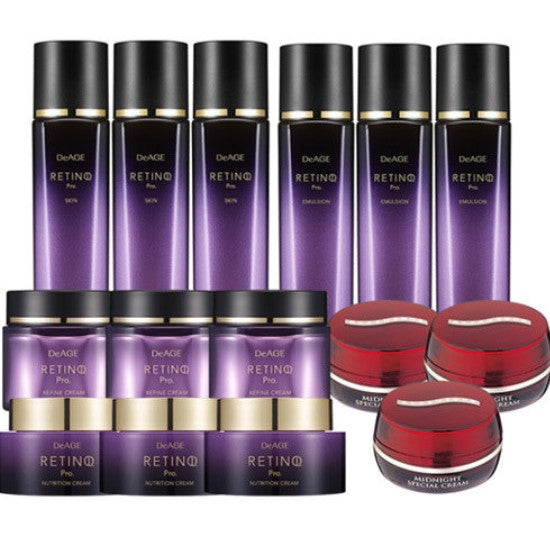 DeAge: Retinol Pro+Midnight Special Cream 15 pieces Set