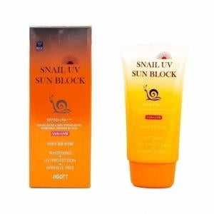 JIGOTT: Snail UV Sunblock Cream Triple Functional Children Cum