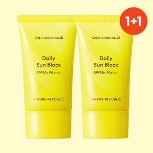 NATURE REPUBLIC: 1+1 California Aloe Daily Sunblock SPF50 + PA