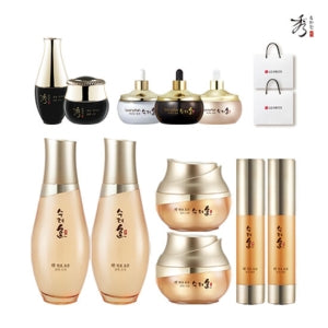 Sooryehan: 2 sets of fermented Hyoyun foundation+3 kinds of raw liquid+2 kinds of Zaw+shopping bag
