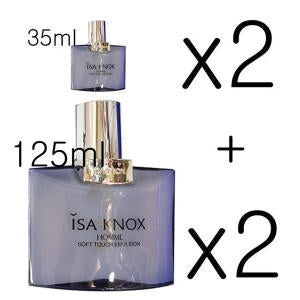 ISA KNOX: Homme Soft Touch Emulsion 125mlx2+35mlx2