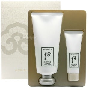 THE WHOO: Resonant Incense Snow Qingan Foam 180ml+40ml-Whitening Foam Cleansing