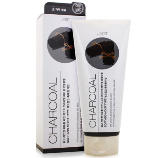 JIGOTT: Premium Facial Charcoal Peeling Gel 180ml