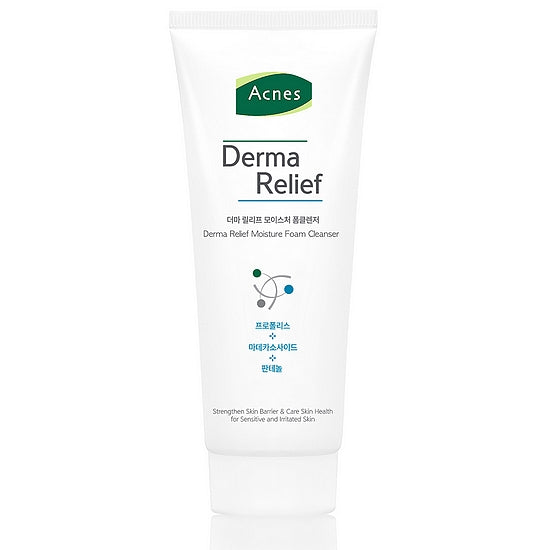 Acnes: Derma Relief Moisture Foam Cleanser 200ml