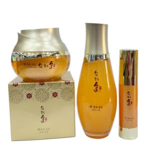 Sooryehan: 3 kinds of fermented Hyoyun liquid Intensive ampoule + Skin + Cream