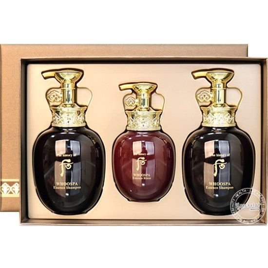 THE WHOO: 2 Huspa hair shampoo+3 rinses set