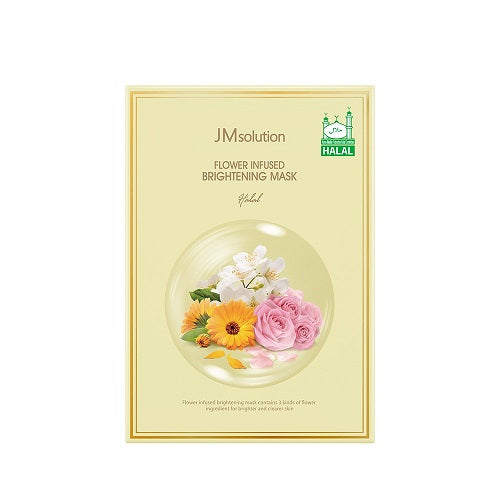 JM Solution: Flower Infused Brightening Mask Halal 30 ml 10 ea