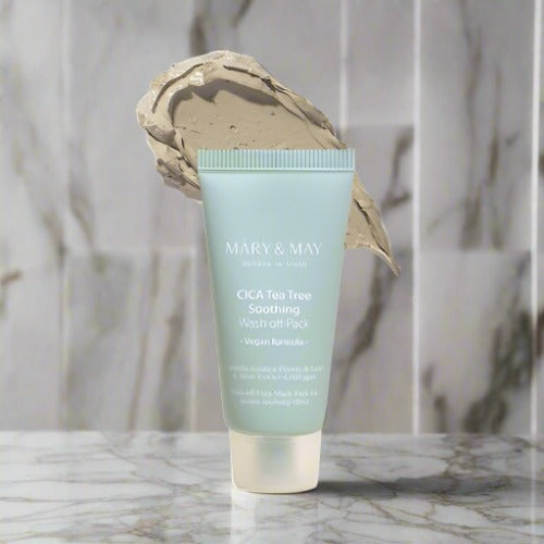 MARY&MAY: Cica Teatree Soothing Wash Off Pack 30 g