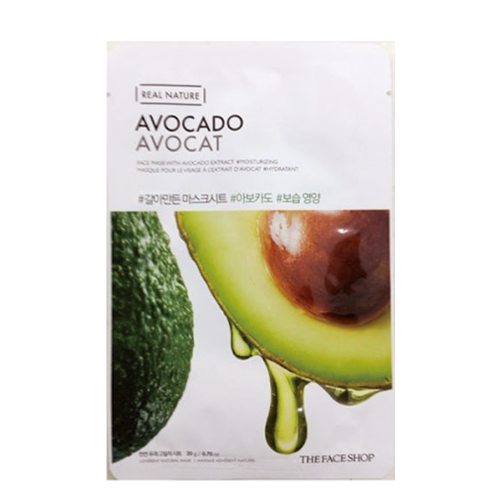 THE FACE SHOP: Real Nature Face Mask With Avocado Extract