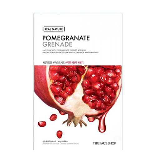 THE FACE SHOP: Real Nature Face Mask With Pomegranate Extract