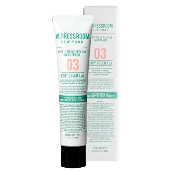 W.DRESSROOM: No.03 Baby Green Tea Parfum Hand Wash 50ml