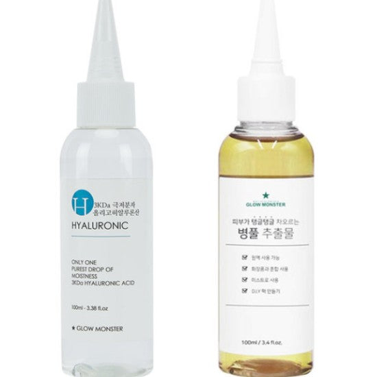 GLOW MONSTER: Hyaluronic Acid+Centella Asiatica Extract 2 kinds set