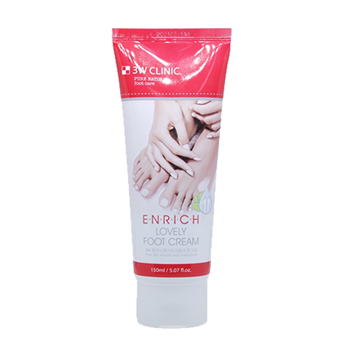 3W CLINIC: Enrich Lovely Foot Cream 150 ml