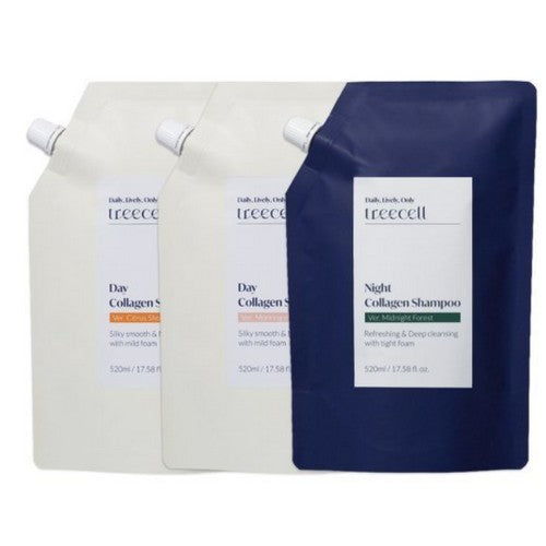 UCL: Tricell Night Collagen Shampoo Midnight Forest Refill 520ml