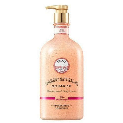ON THE BODY: Bellman Natural Spa Black Rose and Dead Sea Salt Scrub Body Cleanser 1000ml
