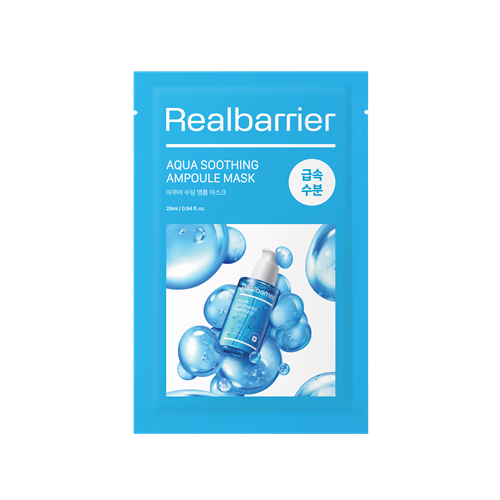 Real Barrier: Aqua Soothing Ampoule Mask 28 ml 1 ea