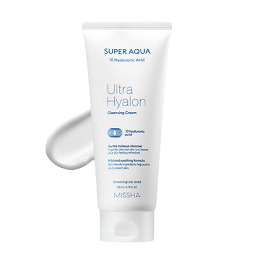 Missha: Super Aqua Ultra Hyalron Cleansing Cream 200 ml