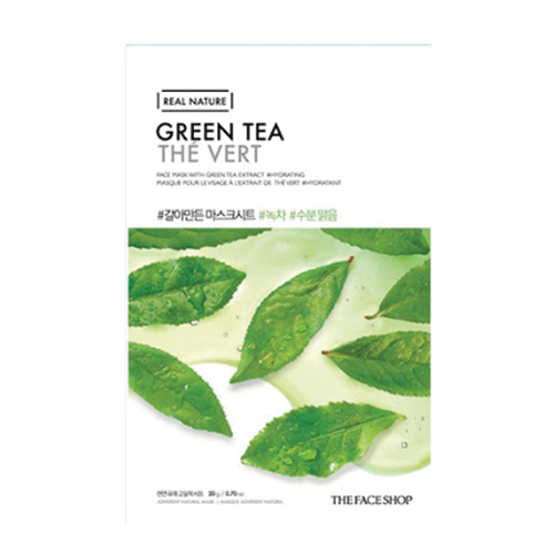 THE FACE SHOP: Real Nature Face Mask With green Tea Extract