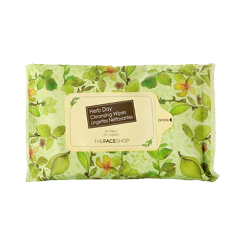 THE FACE SHOP: Herb Day Cleansing Tissue 20 ea