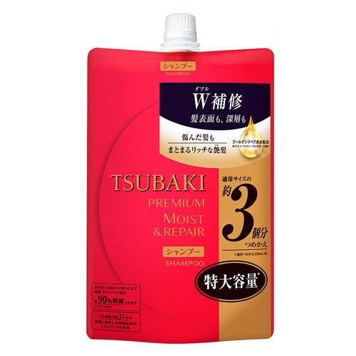 TSUBAKI: Premium Moist and Repair Shampoo Refill 1000ml