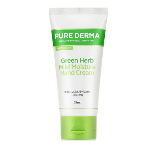 ON THE BODY: Pure Derma Hand Cream Green Herb 75ml