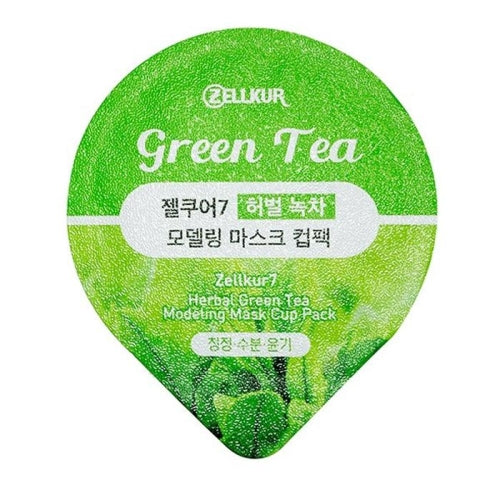 ZELLKUR: Green tea Modeling Pack Cup Pack Mask Pack green tea green tea