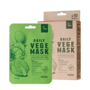YADAH: 1 daily Veggie cabbage sheet mask 10 pieces