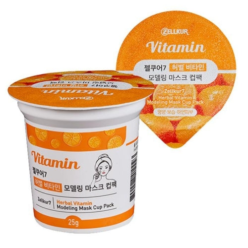 ZELLKUR: Vitamin Modeling Pack Mask Pack Rubber Pack 1 pack recommended per day