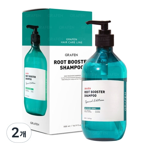 GRAFEN: Root Booster Shampoo 500ml 2pcs + Edgefinger