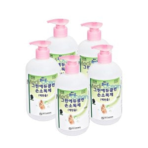 Green Pharma: 5 pieces of Green Educlin Hand Sanitizer 500ml