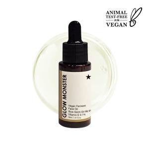GLOW MONSTER: Vegan Fermented Face Oil Rice Embryo Oil 99.9% 30ml