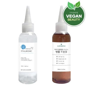 GLOW MONSTER: Centella Asiatica Extract Ampoule 100ml + Low Molecular Weight Hyaluronic Acid Solution Ampoule 100ml