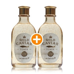 SKINFOOD: Gold Caviar IEX Toner 145mlx2ea Skin