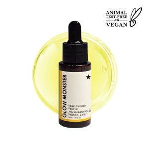 GLOW MONSTER: Vegan Fermented Face Oil Jeju Curcumin Oil 99.9% 30ml