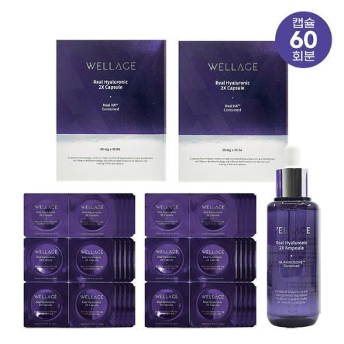 WELLAGE: Season 3 Real Hyaluronic 2X Capsule + Ampoule