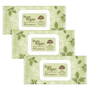 Friutland: Pure Argan Real Cleansing Oil Tissue 70 sheets 3 caps