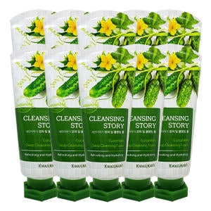 Friutland: Cleansing Story Deep Cleansing Foam Cucumber 120gx10pcs