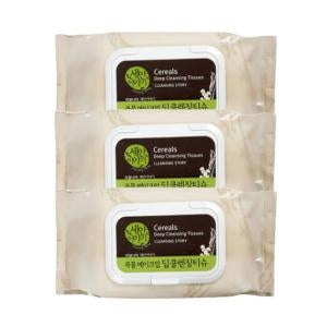 Friutland: 100 pieces of grain deep cleansing tissue 1+1+1 Makeup Keratin Care