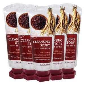 Friutland: Face Wash Story Red Ginseng Cleansing Foam 120ml 5 pieces