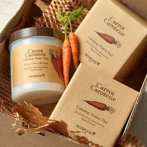 SKINFOOD: Carotpad 60 sheets + Carot Effector 52ml Carrot Pad+Carrot Ampoule