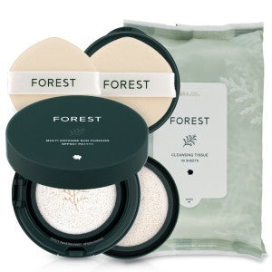 GREEN FINGER: Forest Defense Sun Cushion Original + Refill+Cleansing Tissue 30 sheets