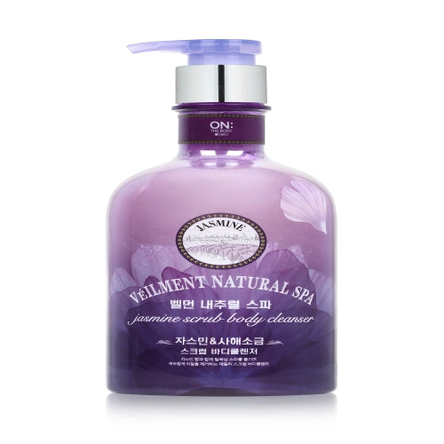 ON THE BODY: Bellman Natural Spa Jasmine & Dead Sea Salt Scrub Body Cleanser (Old) 600ml