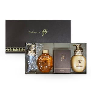 THE WHOO: Thefu Huspa Body Huspa Oil Shower 220ml+Huspa Moisturizer 220ml Set of 2