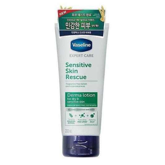 Vaseline: Derma Lotion Senstive Skin Rescue 200ml