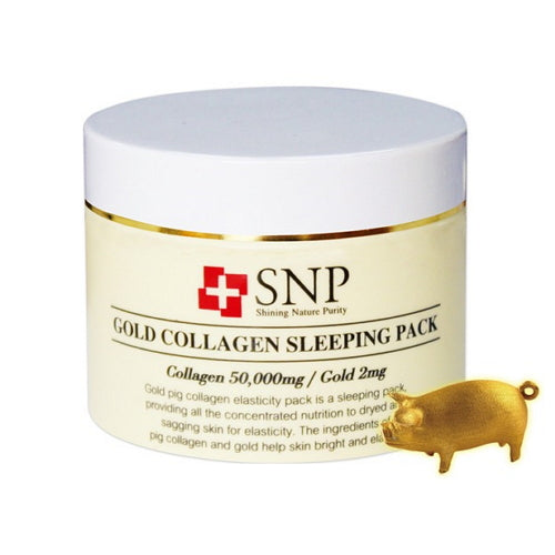 SNP: Gold Collagen Sleeping Pack 100g