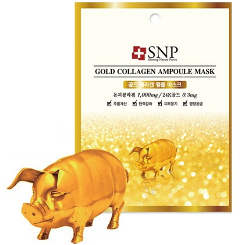 SNP: Gold Collagen Ampoule Mask Sheet