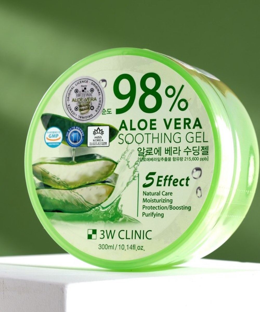 3W CLINIC: Aloe Vera Soothing Gel 300 g