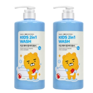 Vivians: Little Friends Kids Hair and Body Wash 1L 2 pcs